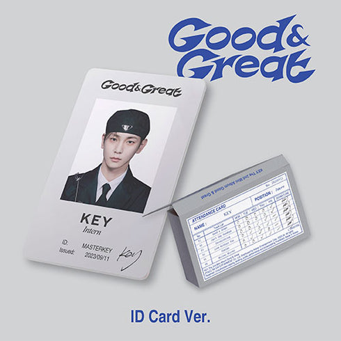 KEY 2ND MINI ALBUM - GOOD & GREAT (ID CARD VER.)